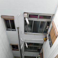 Patio de comunidad en Barcelona, acabado final